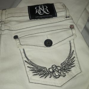 Rock &republic white jeans
